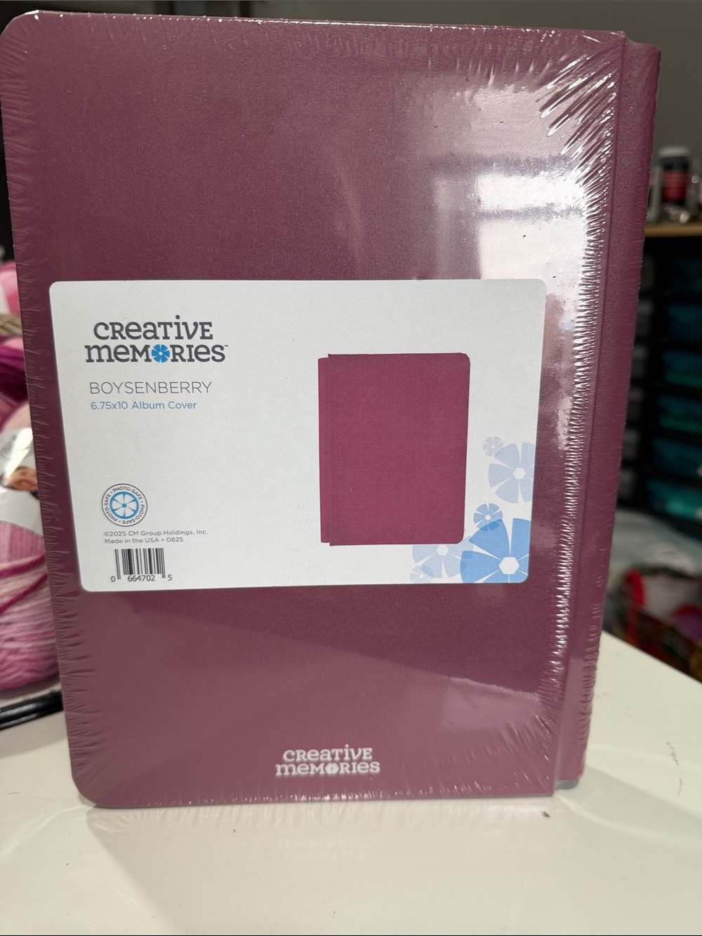 Creative Memories Scrap Journal Boysenberry Album Cover